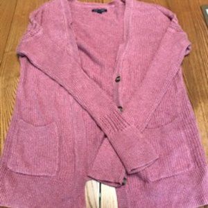 Pink American Eagle cardigan